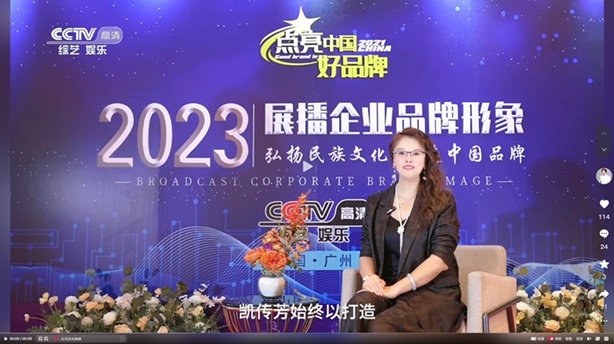 集团总经理张馨文接受CCTV栏目采访